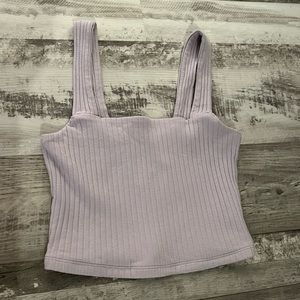 American Eagle Lavender Crop Top